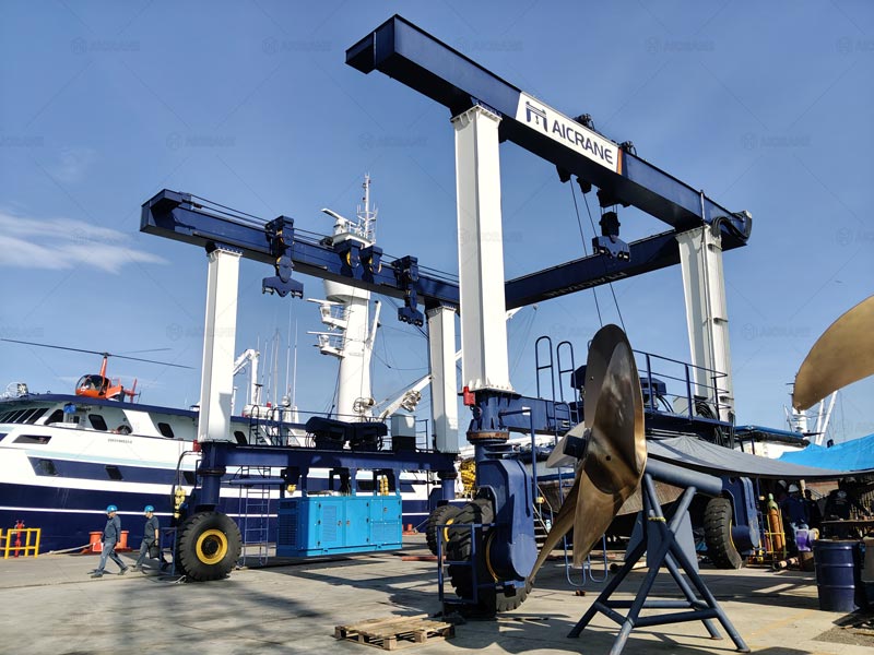 Aicrane Grúa Pórtico para Barcos en México