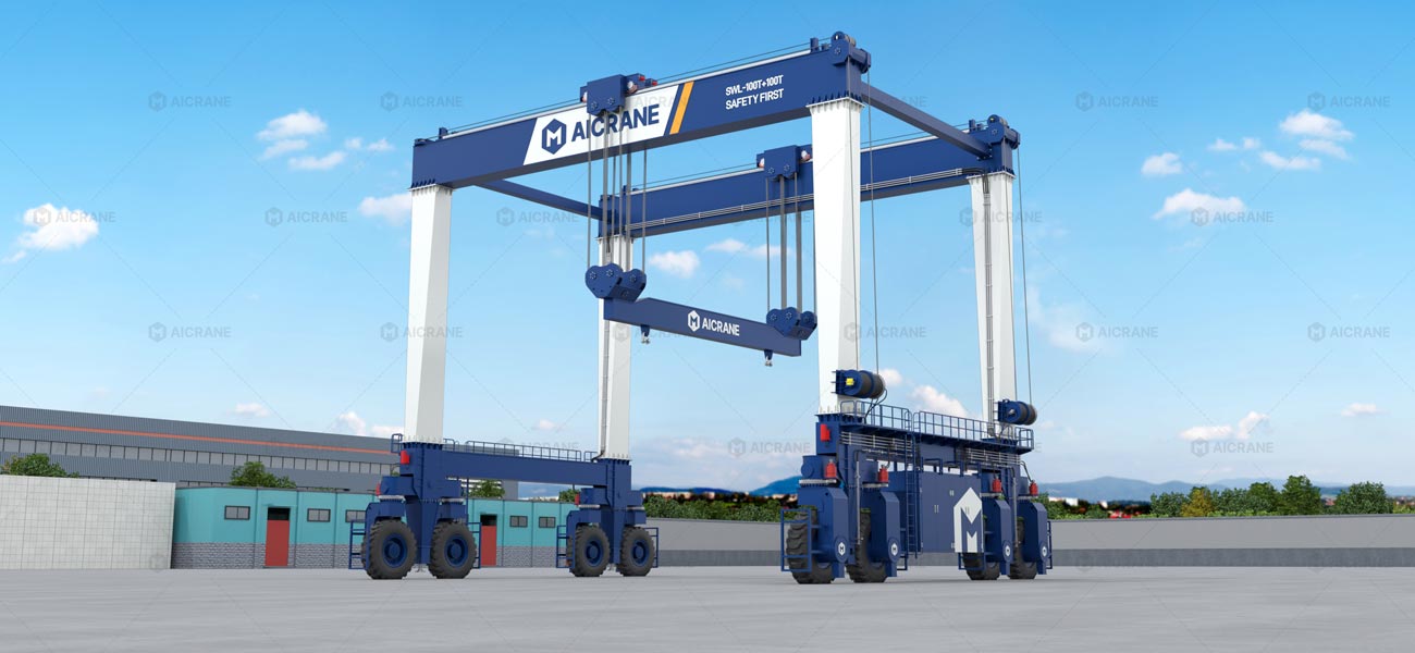 Aicrane Grúas Pórtico sobre Ruedas para México